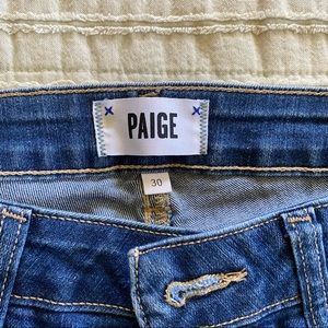 Paige Vertugo Crop Jeans sz 30